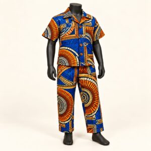Children's Nigerian Ankara Two-Piece Outfit