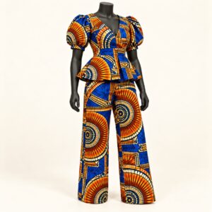 Women's Nigerian Ankara Two-Piece Set